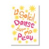 Le soleil danse