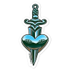 Tattoo chrome Dague
