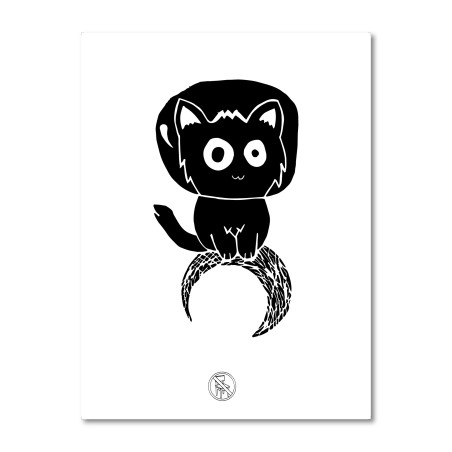 Chat sur Lune