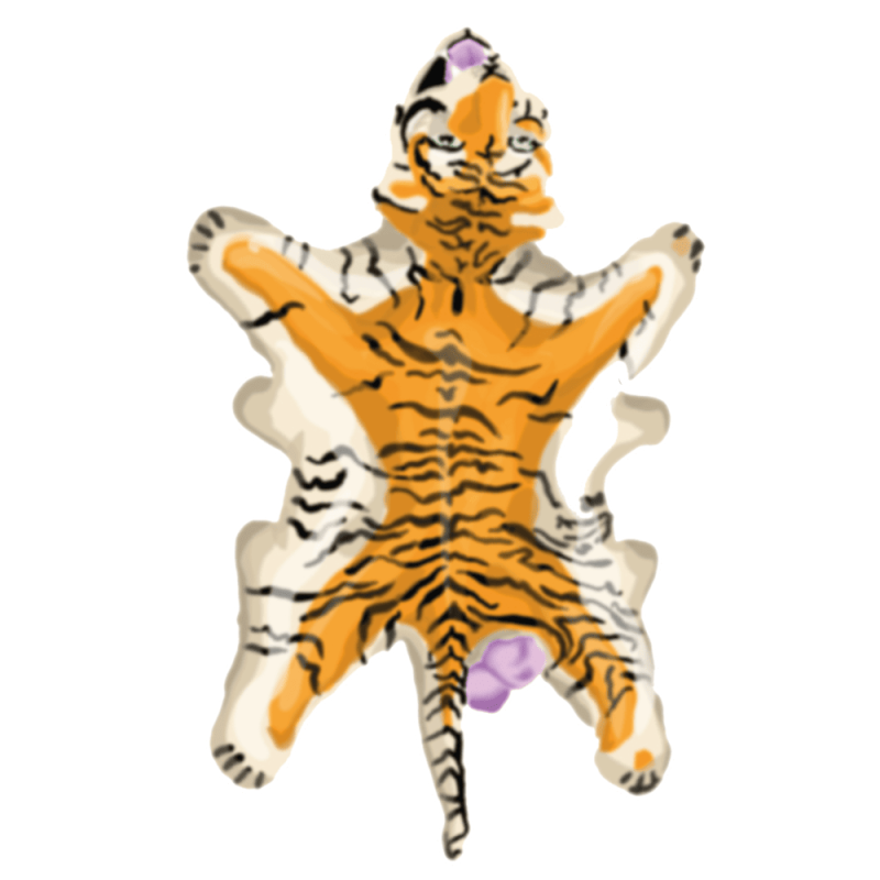 Tigre à grosses baloches